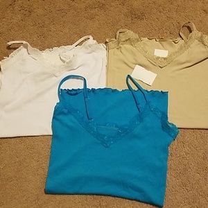 NWT ✴ SUGARLIPS ✴ BUNDLE OF 3 CAMISOLES